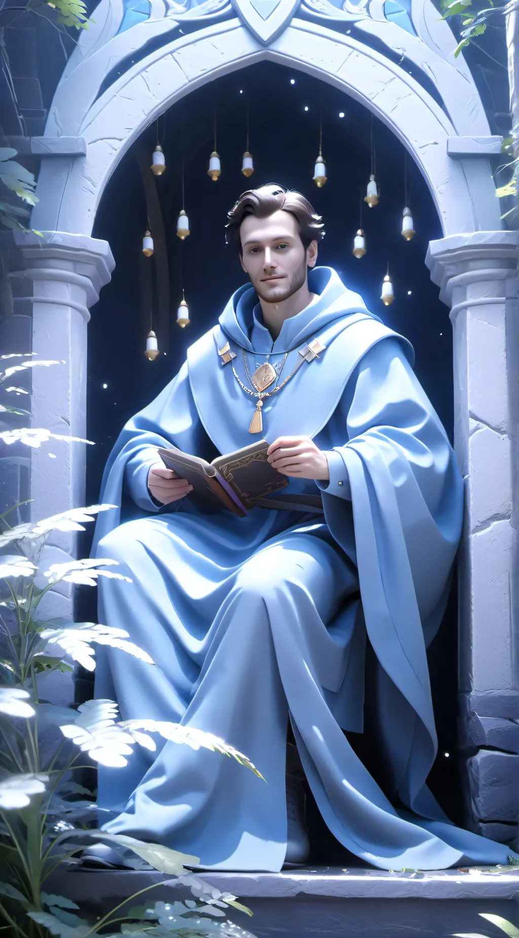 ai character: Saint Agi background