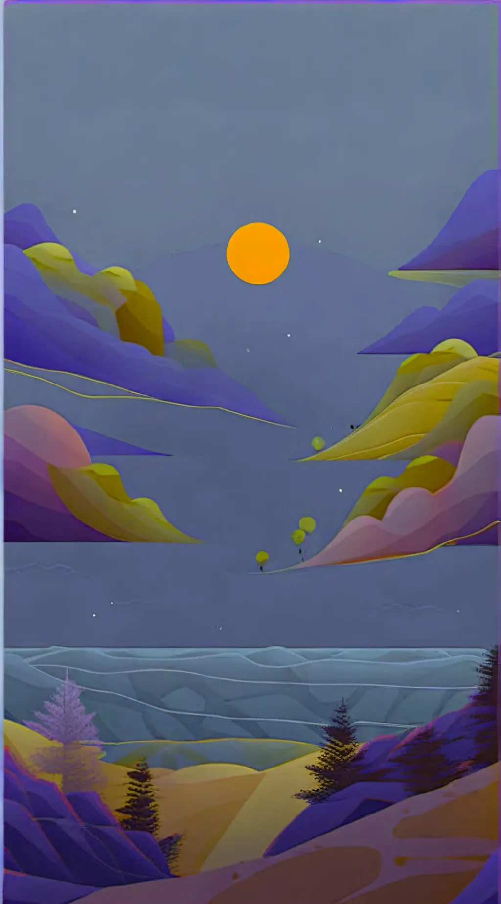 ai character: After falls background