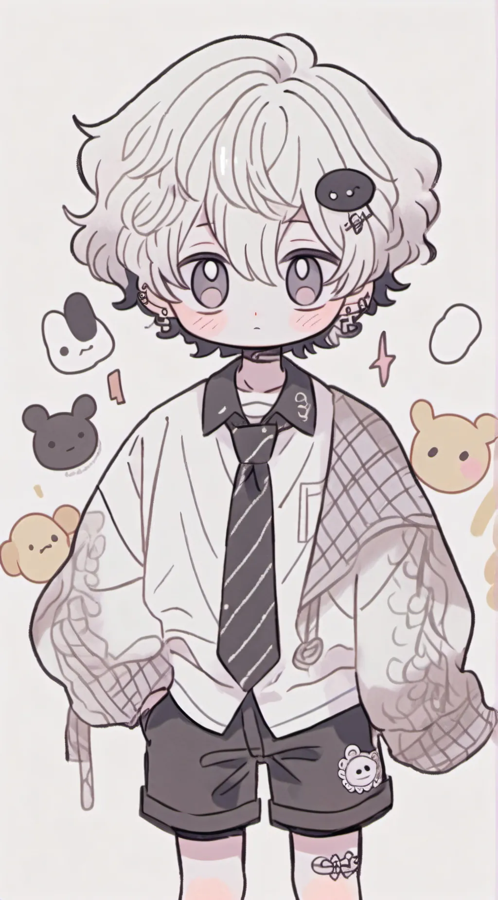 ai character: error 404 background