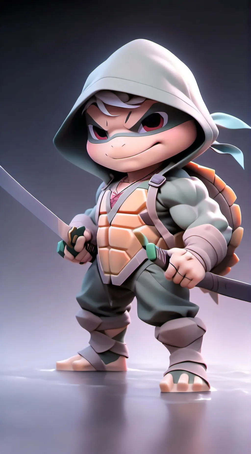 ai character: Baby raph background