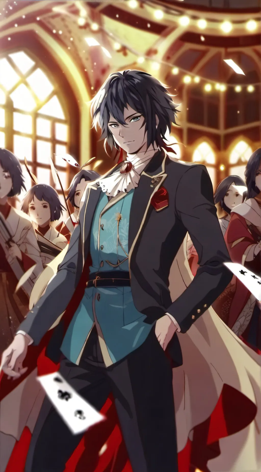 ai character: ds background