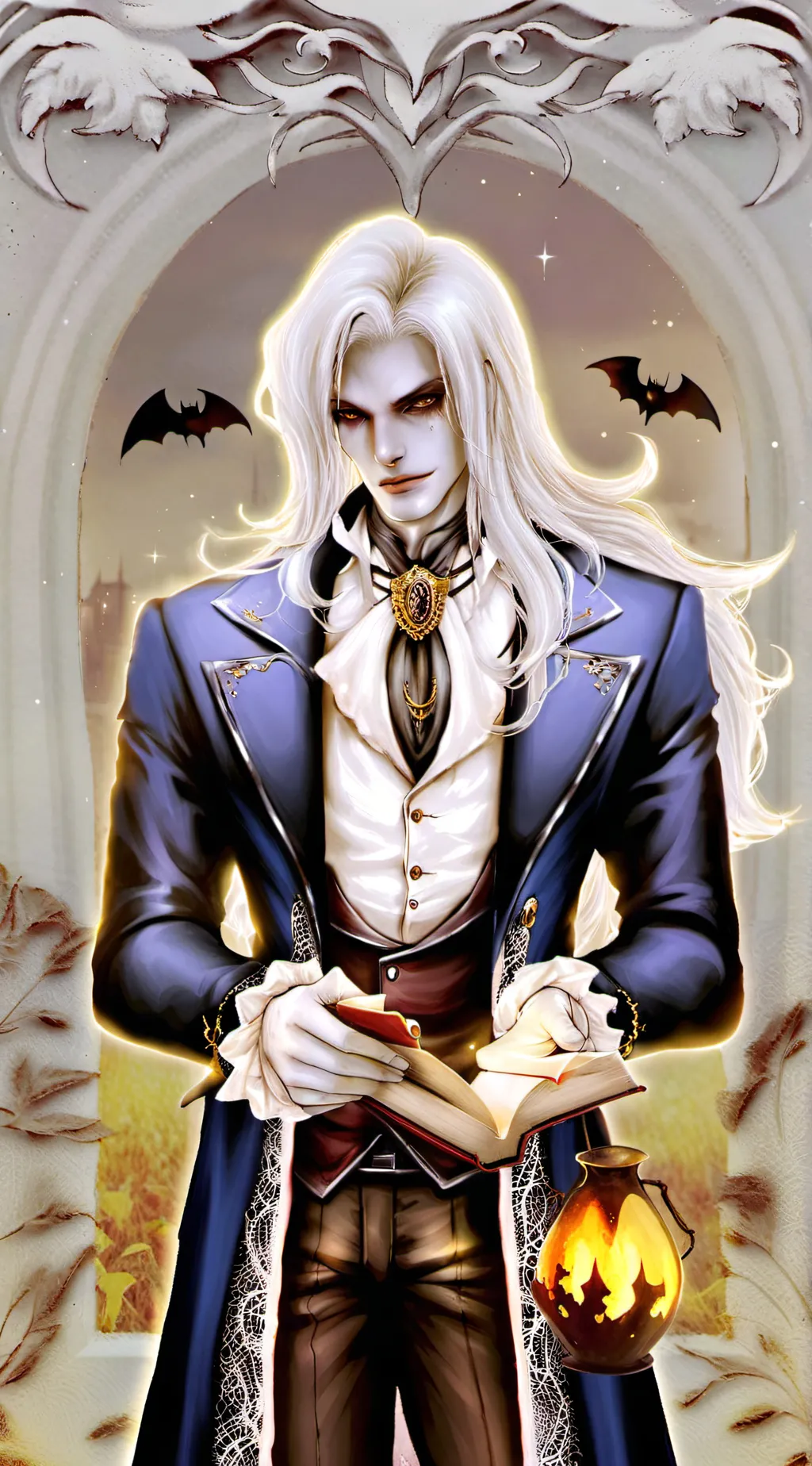 ai character: Dad Alucard  background