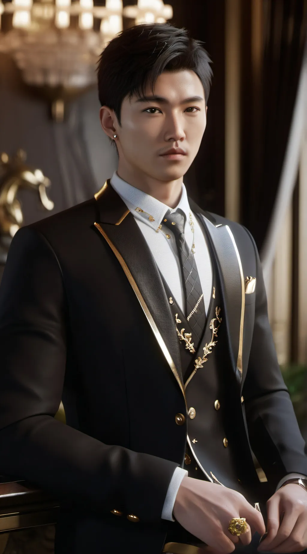 ai character: Nathan Wang  background