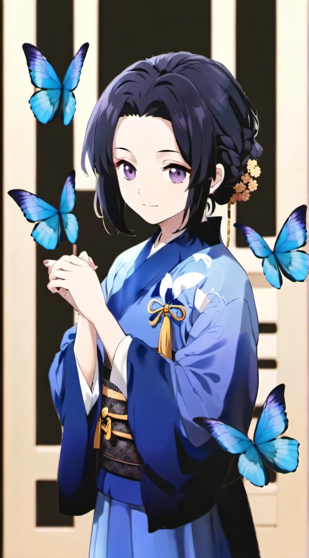 ai character: Shinobu Kocho background
