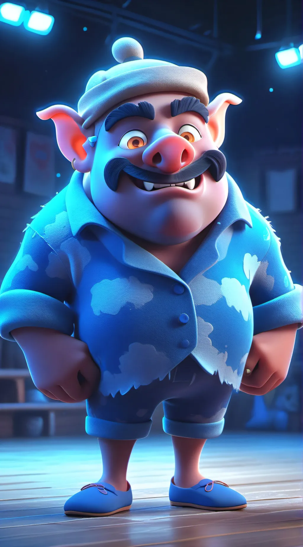 ai character: Harold background