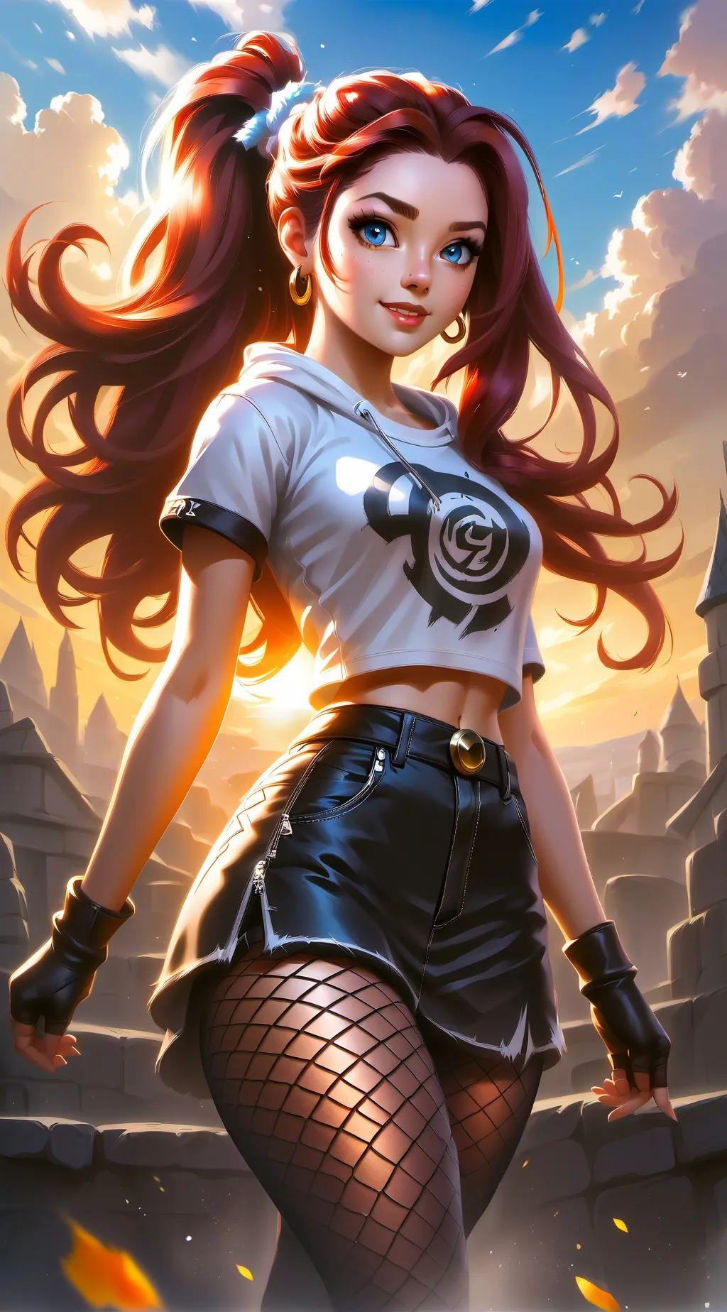 ai character: Harley  background