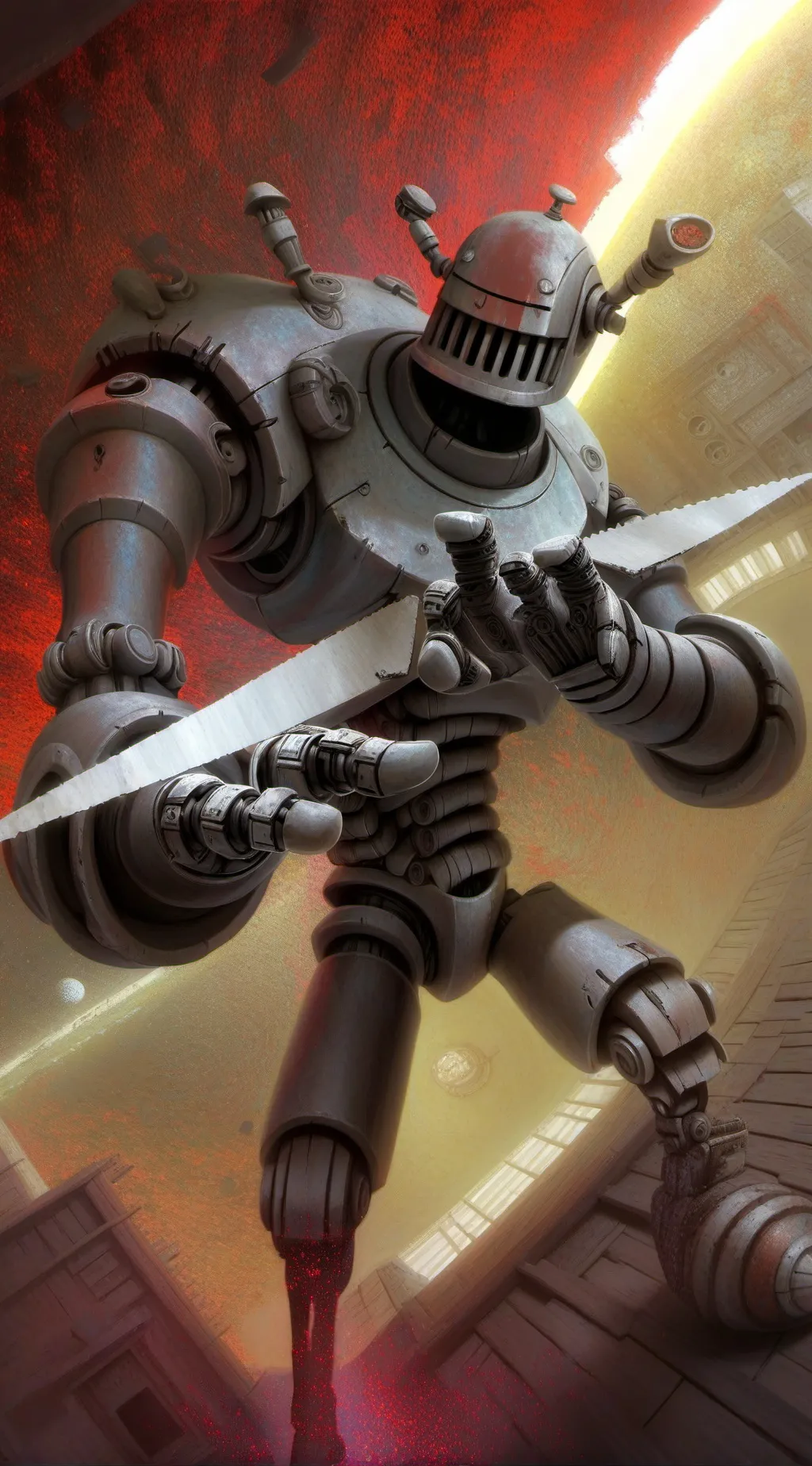 ai character: The robot (zathura background