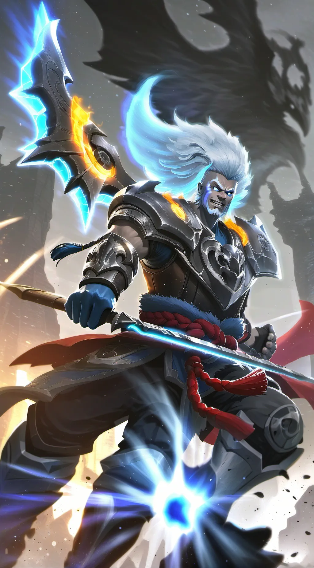 ai character: Titan tv man  background