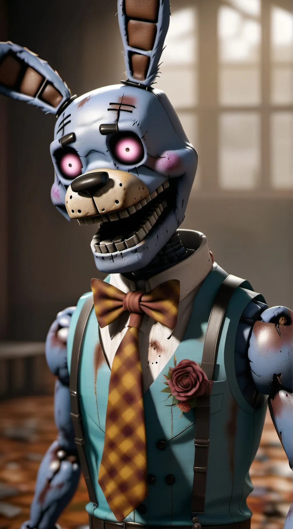 ai character: Bonnie (from FNaf) background