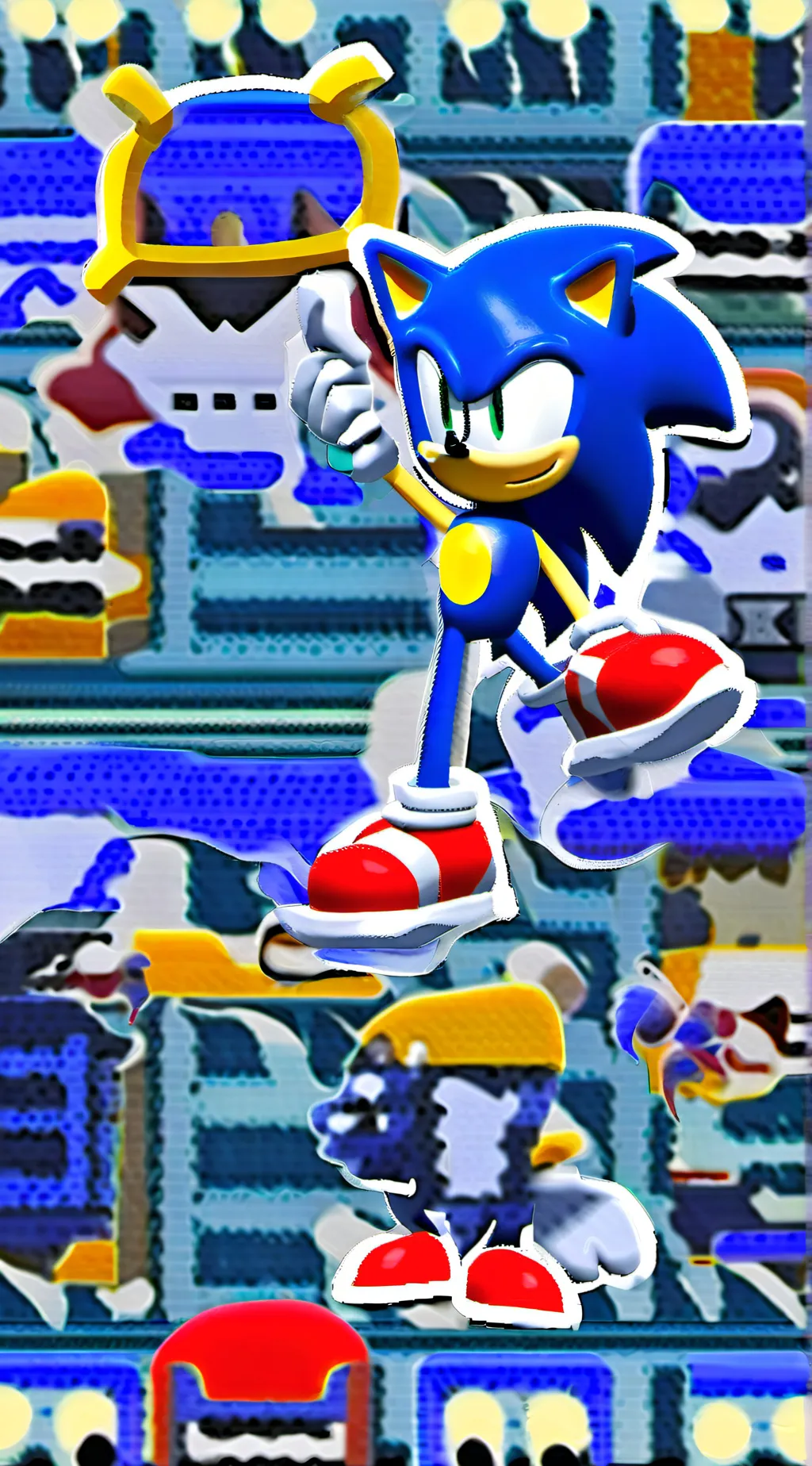 ai character: Sally acorn SatAM background