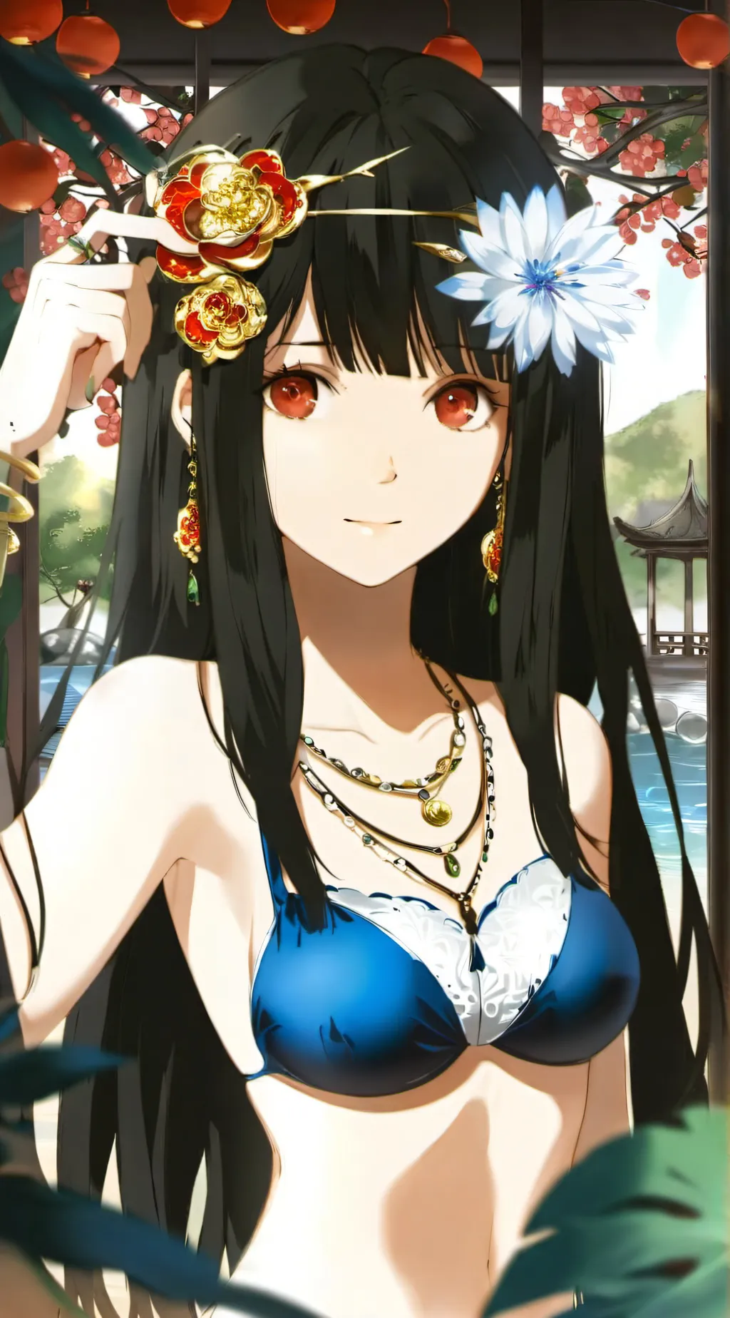 ai character: ￼lily ￼ background