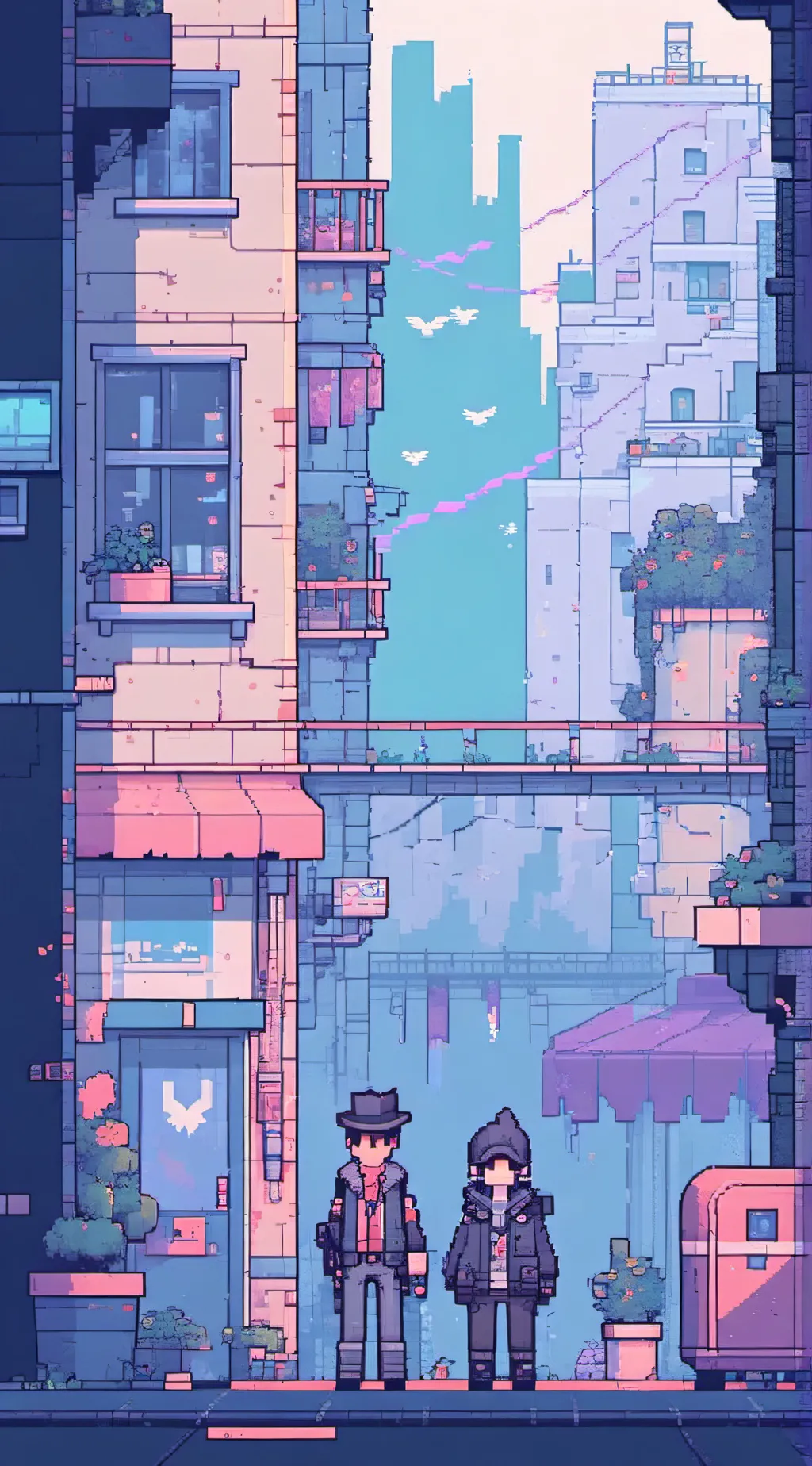 ai character: V N and J background