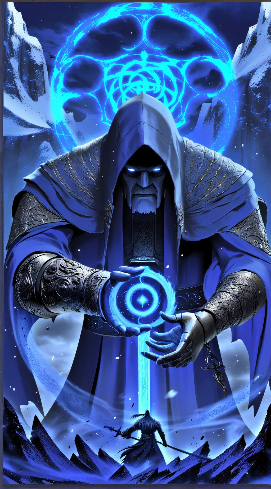 ai character: absolute god background