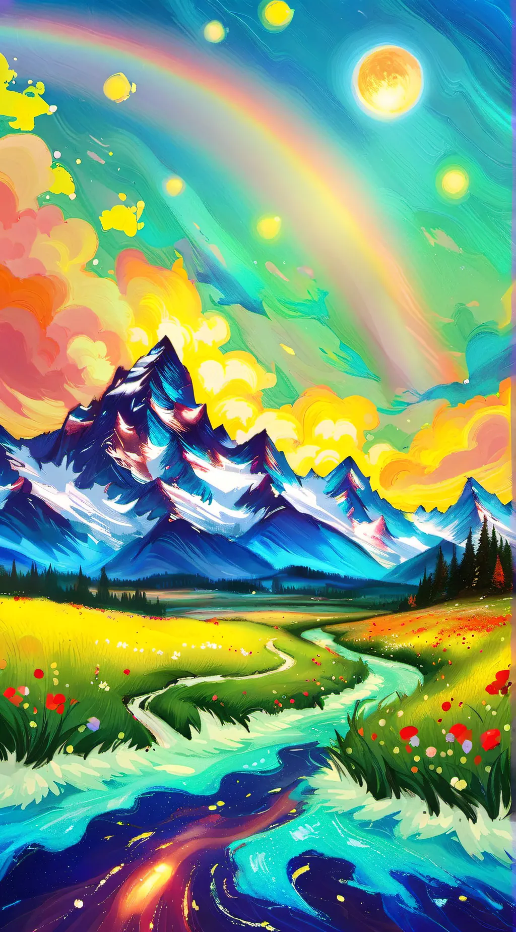 ai character: rainbow friends background