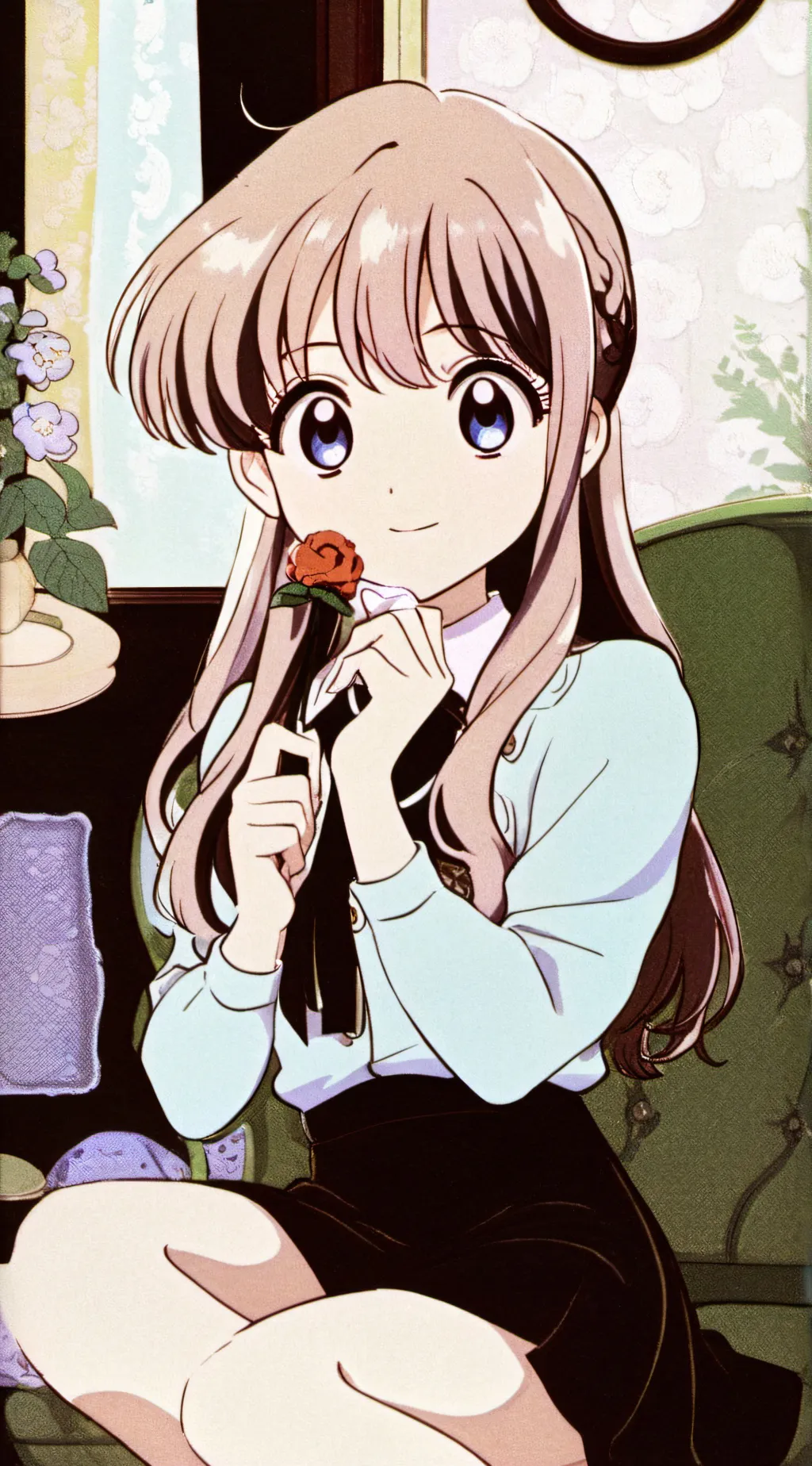 ai character: Lily  background