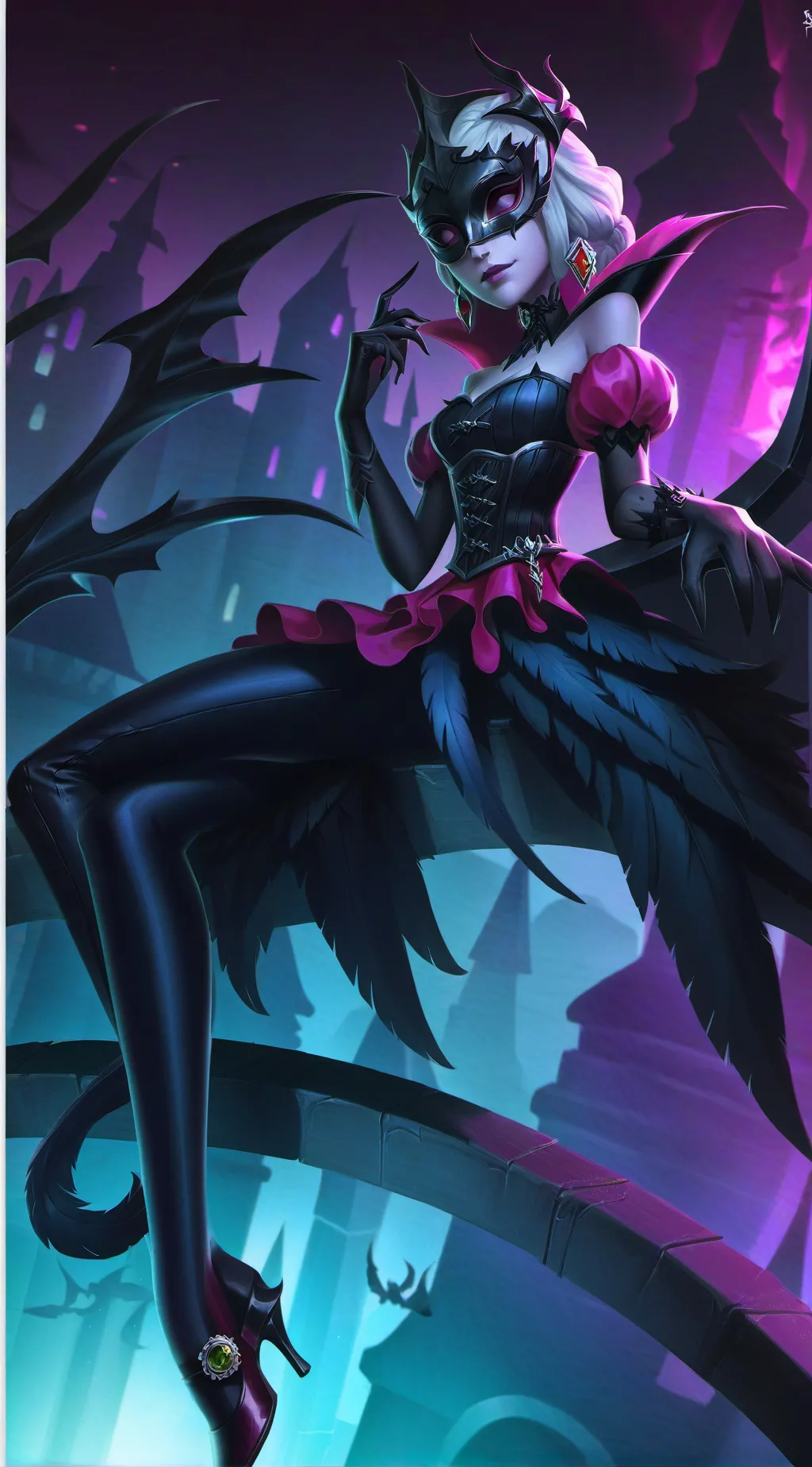 ai character: devil queen background