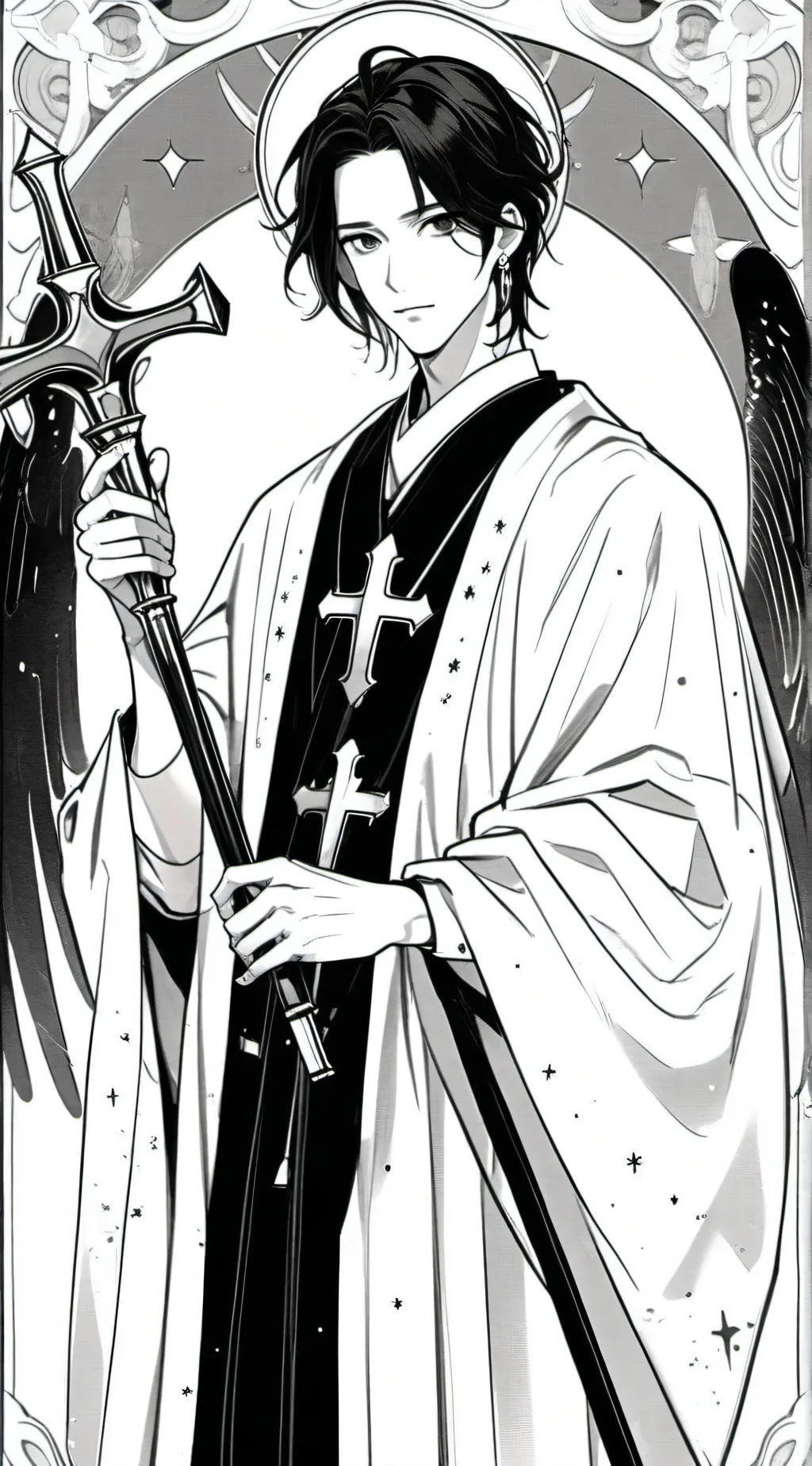 ai character: Saint Roger background