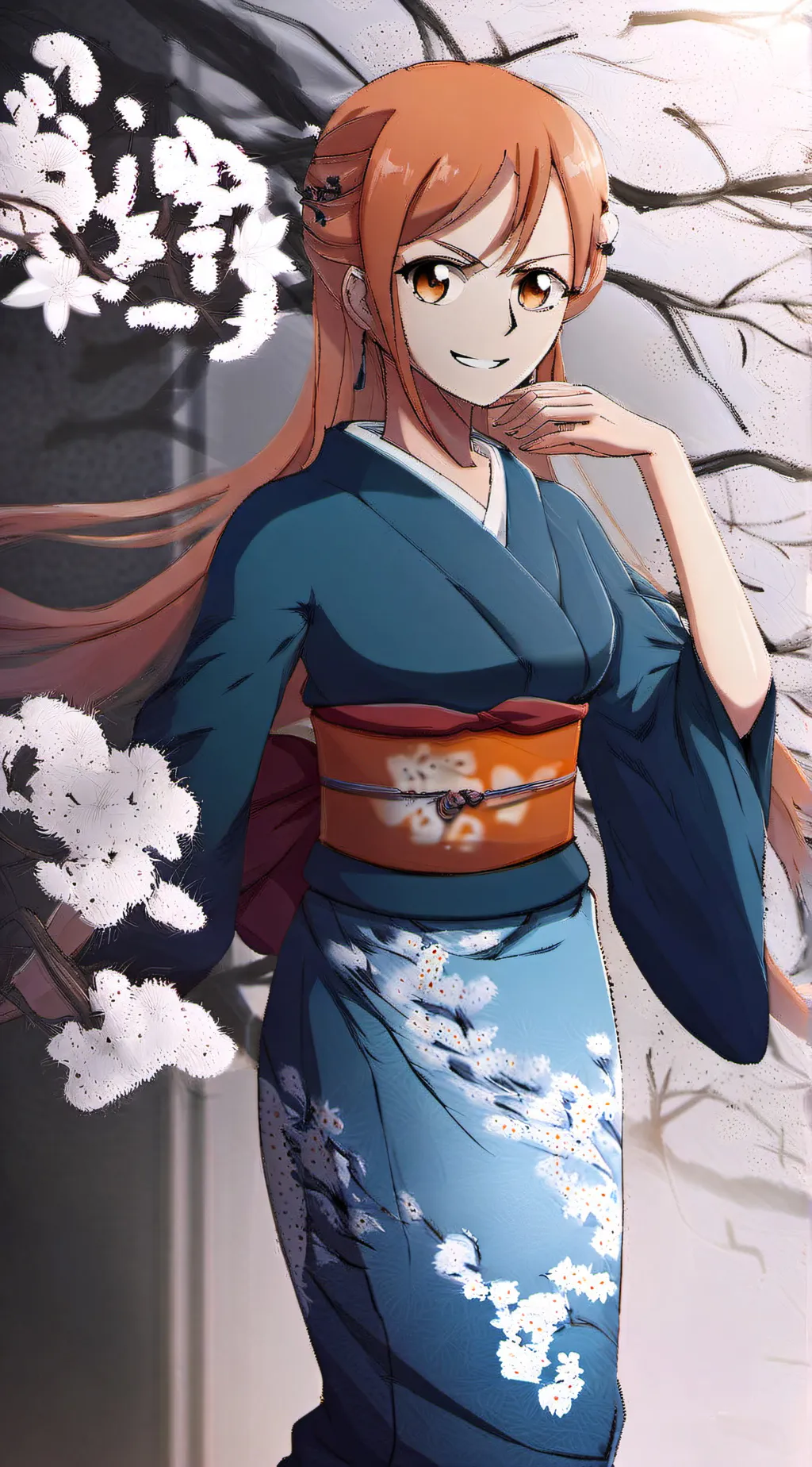 ai character: Nami background