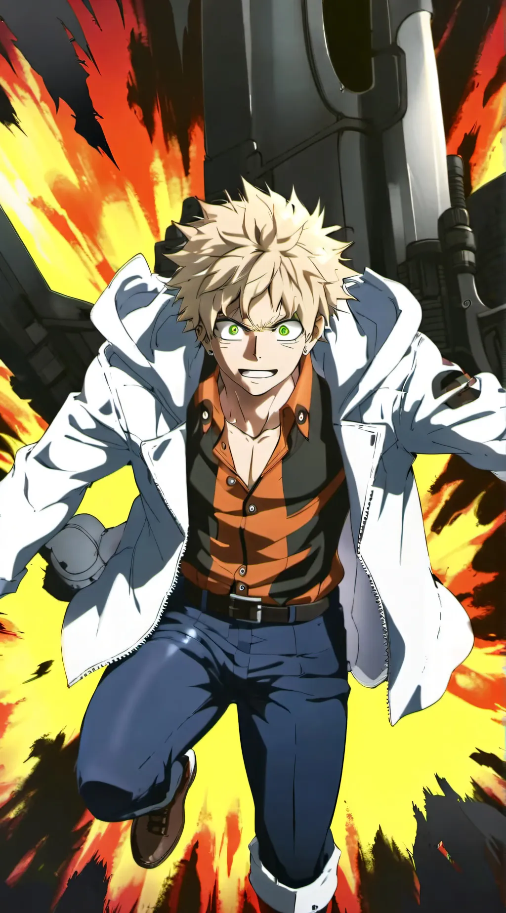 ai character: Bakugo background
