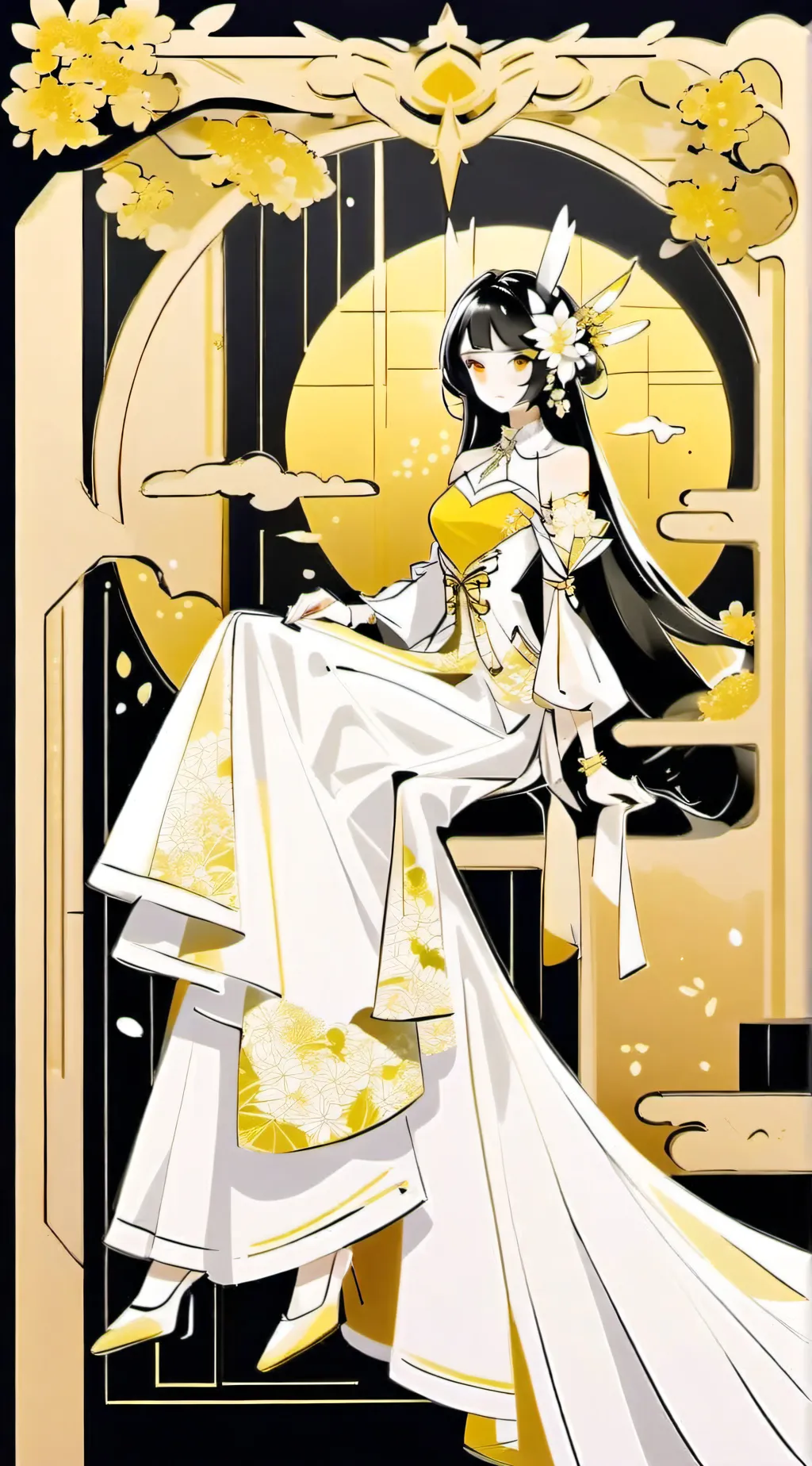ai character: the sweet girl  background