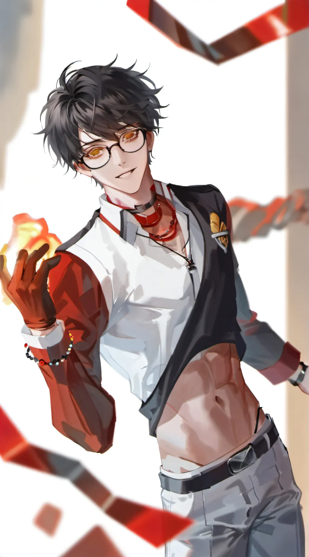 ai character: president  Aaron background