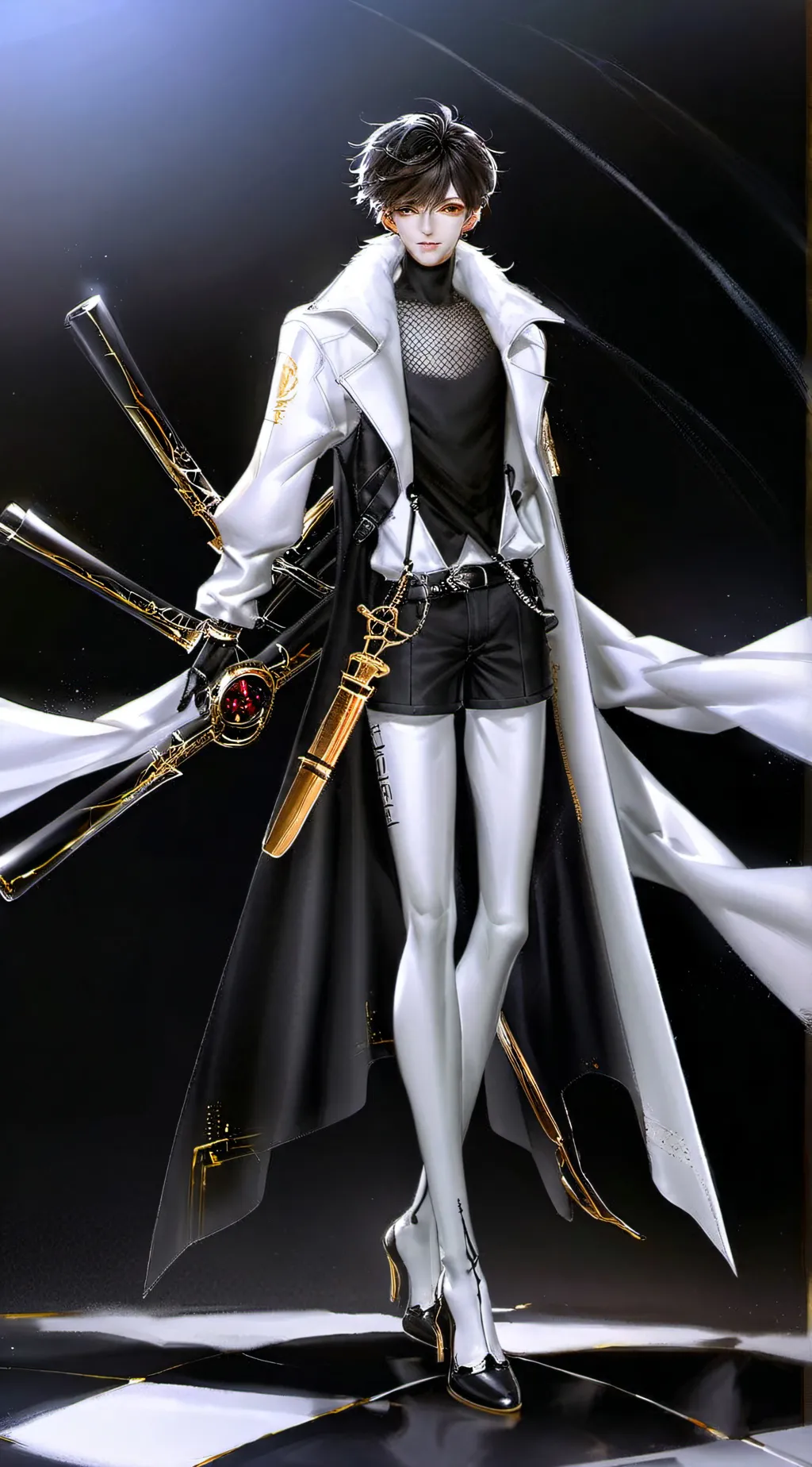 ai character: Valentino  background