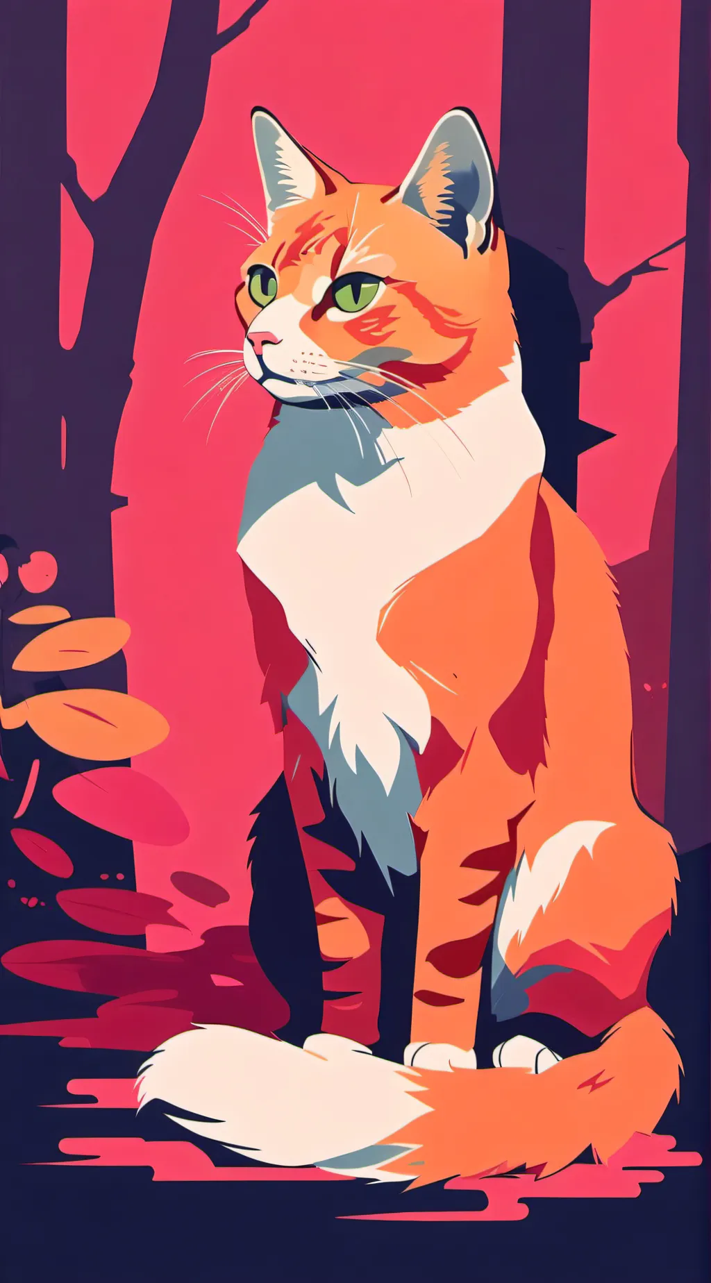 ai character: firepaw  background