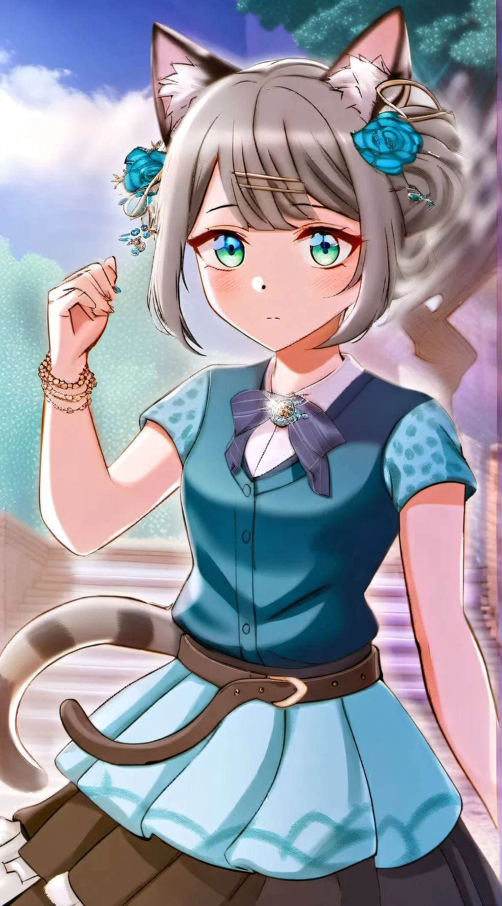 ai character: Sasha background