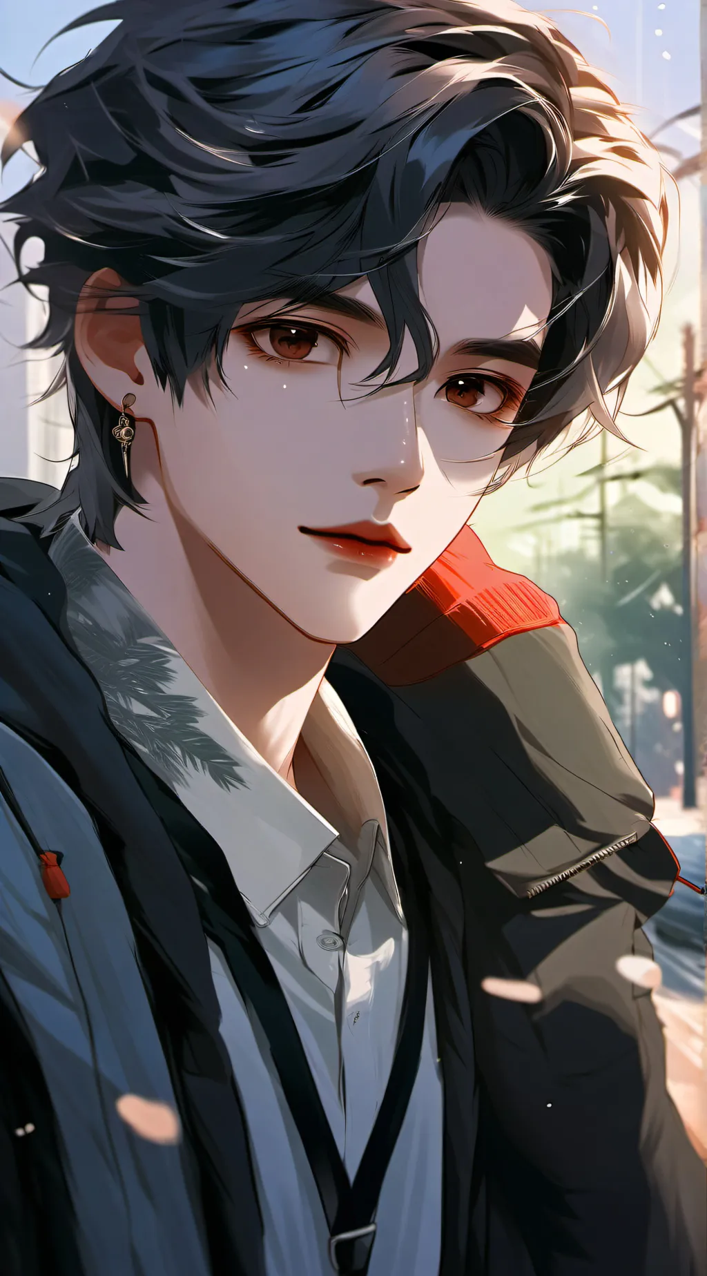 ai character: leo background