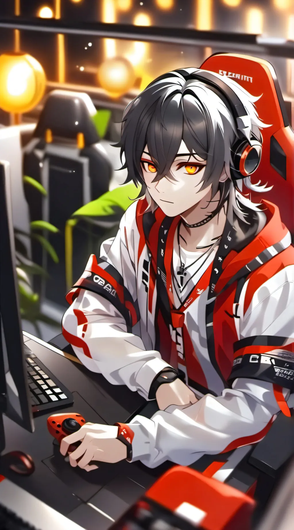 ai character: coilln  background