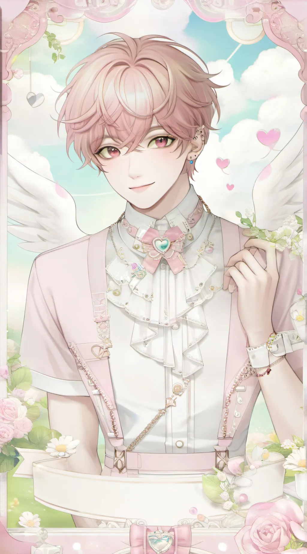 ai character: cupid background