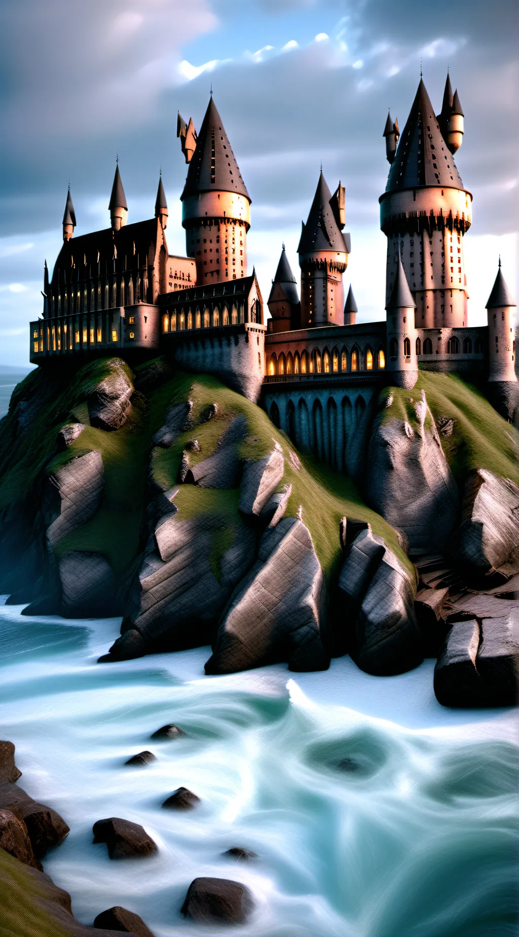 ai character: Hogwarts background