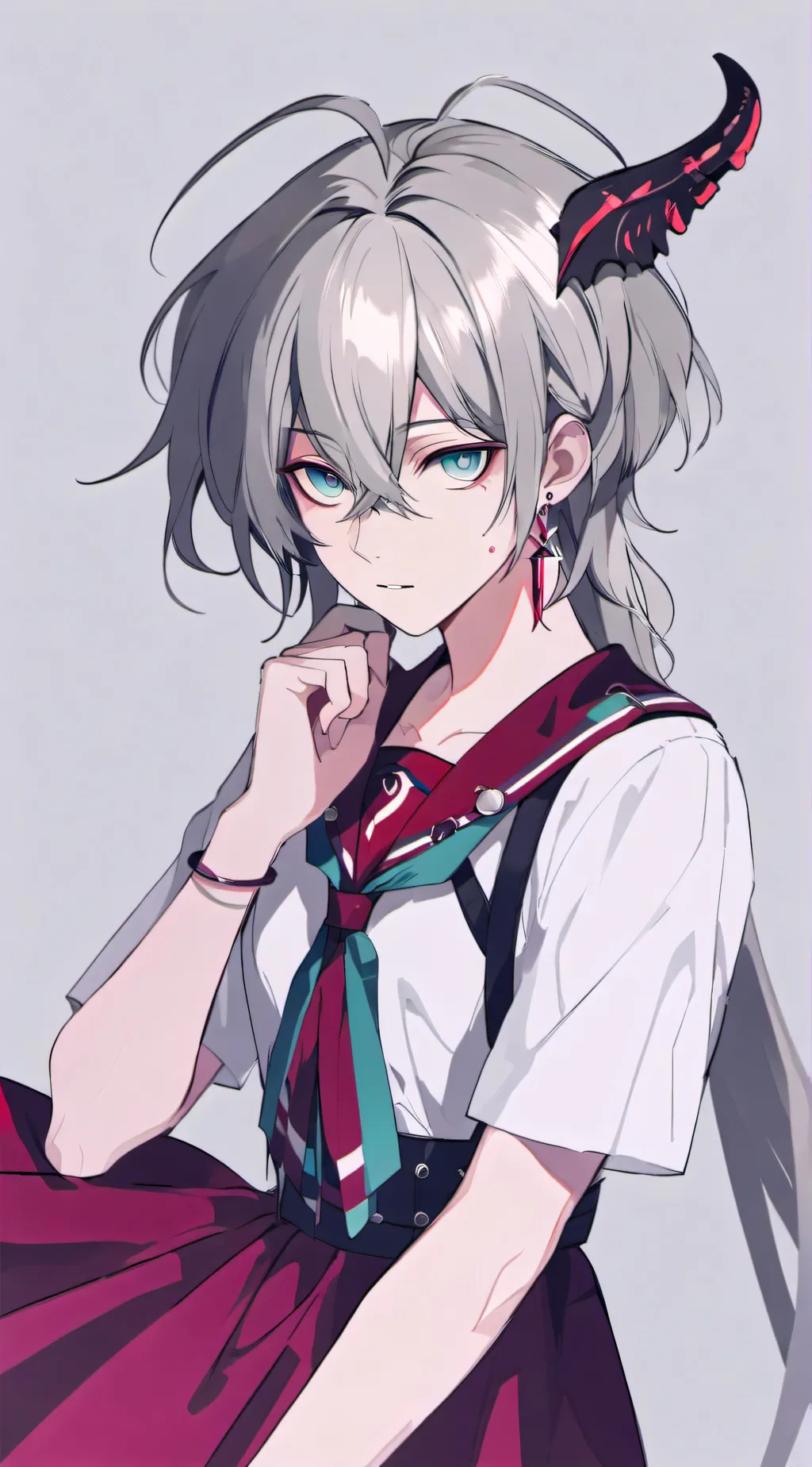 ai character: 😃 background