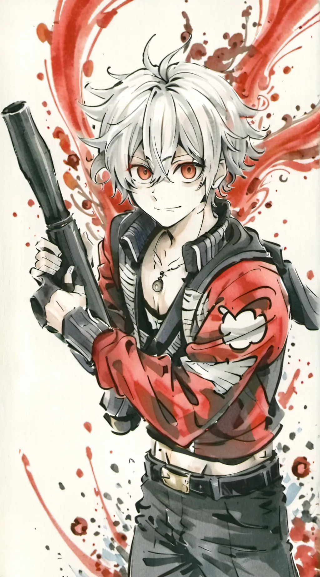ai character: Bakugo background
