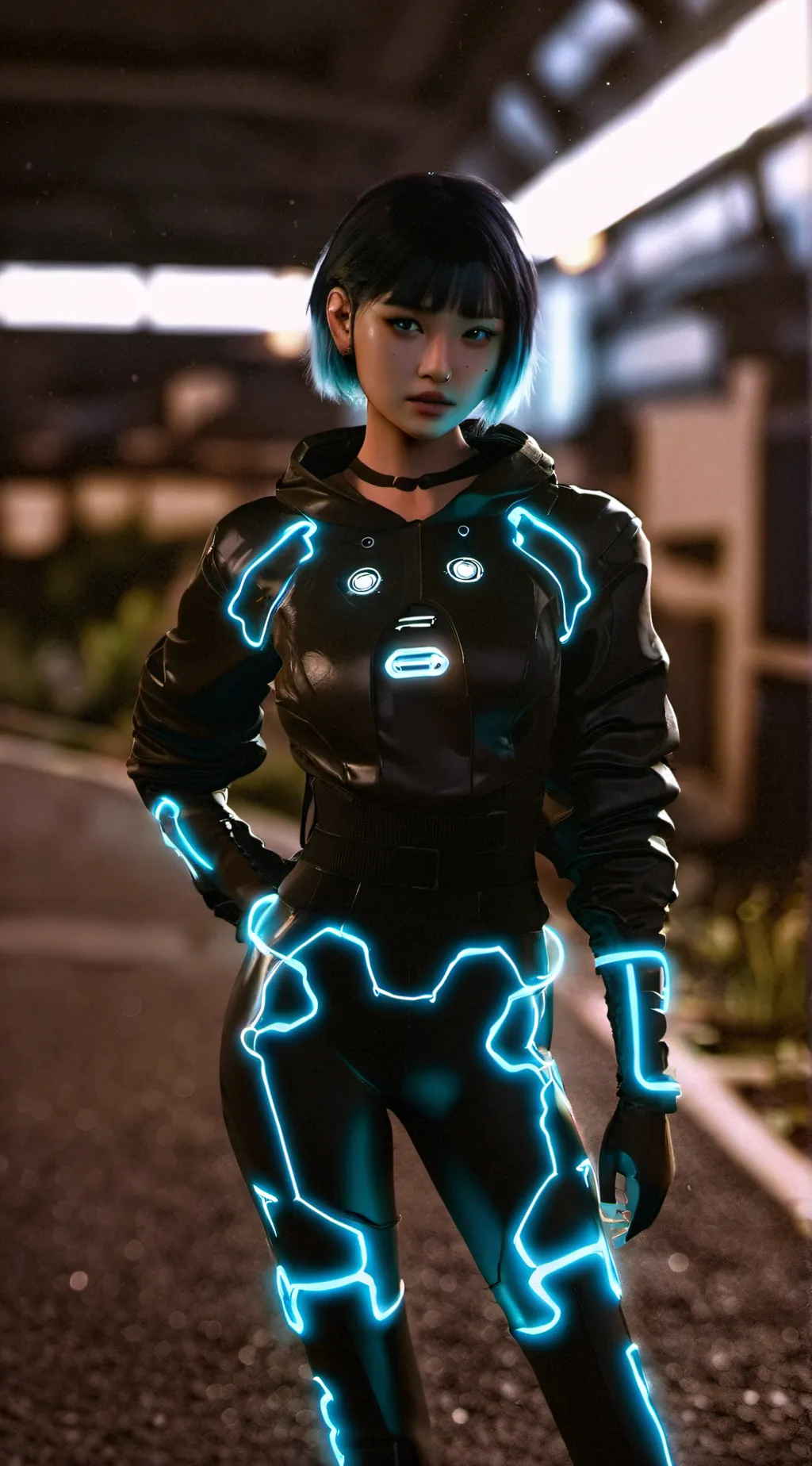 ai character: Nikita  background