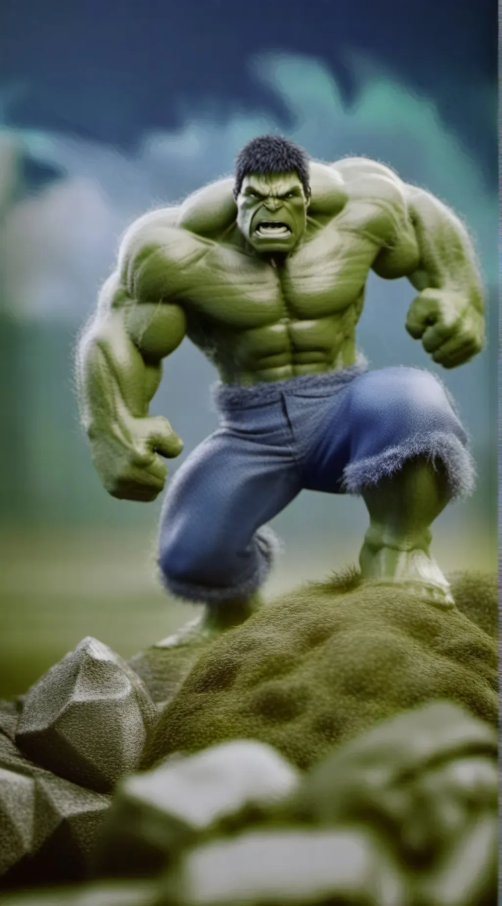 ai character: Hulk background