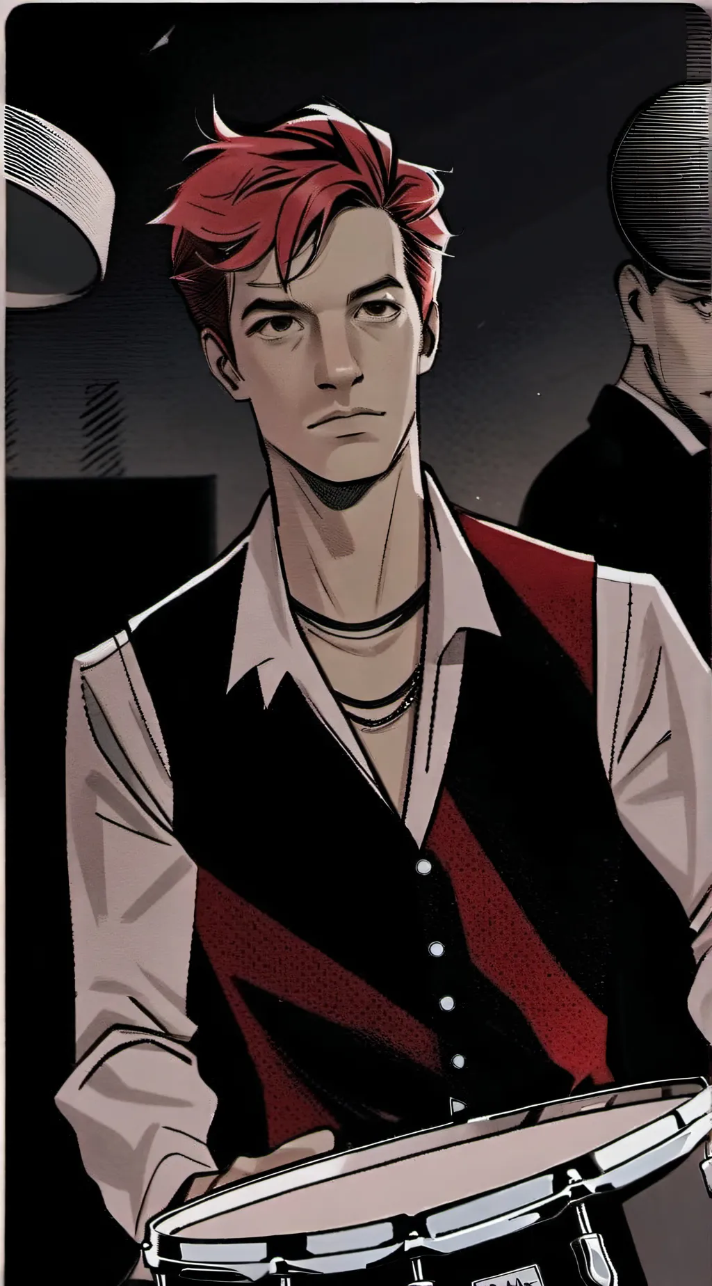 ai character: Josh Dunn  background