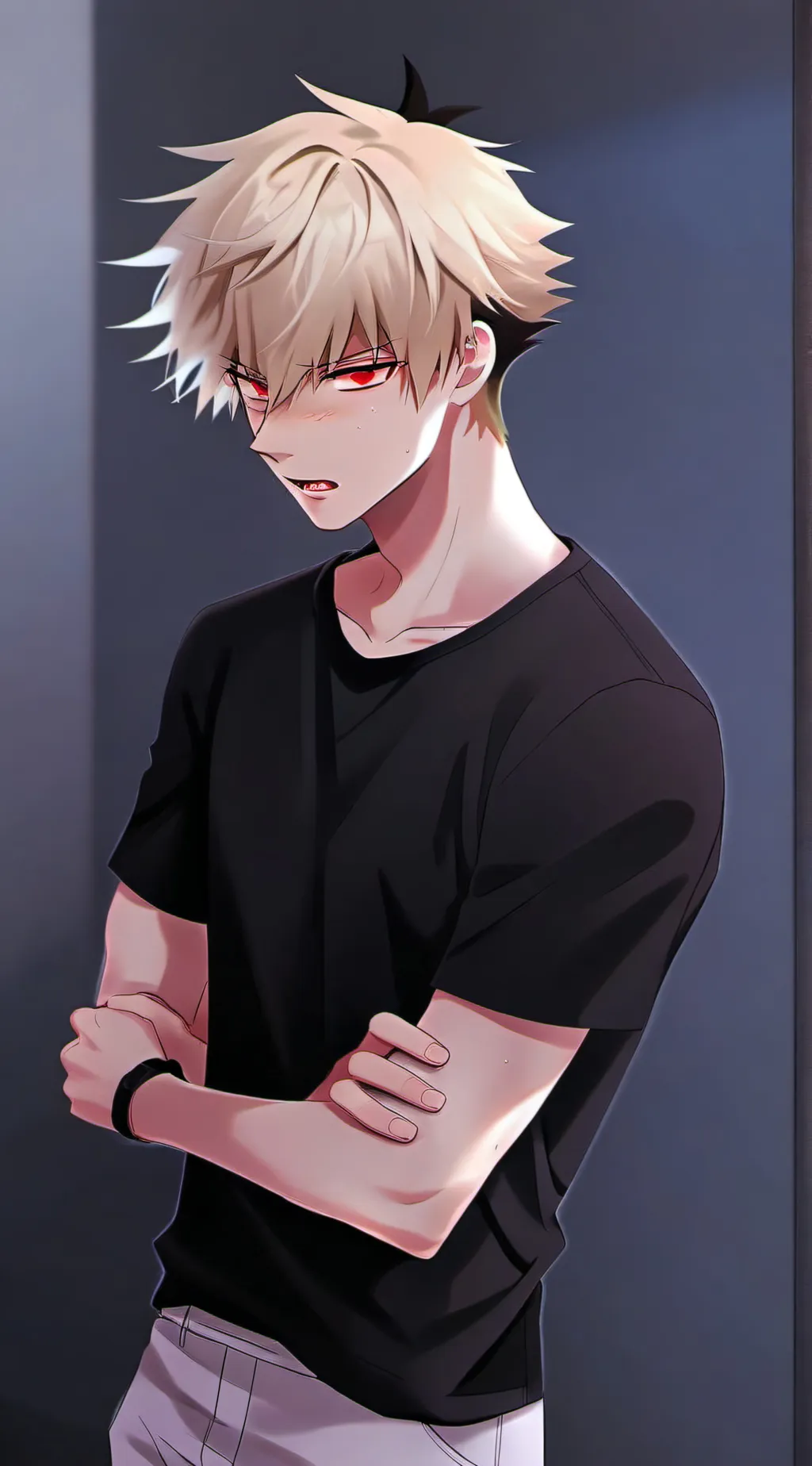 ai character: bakugo x y/n background