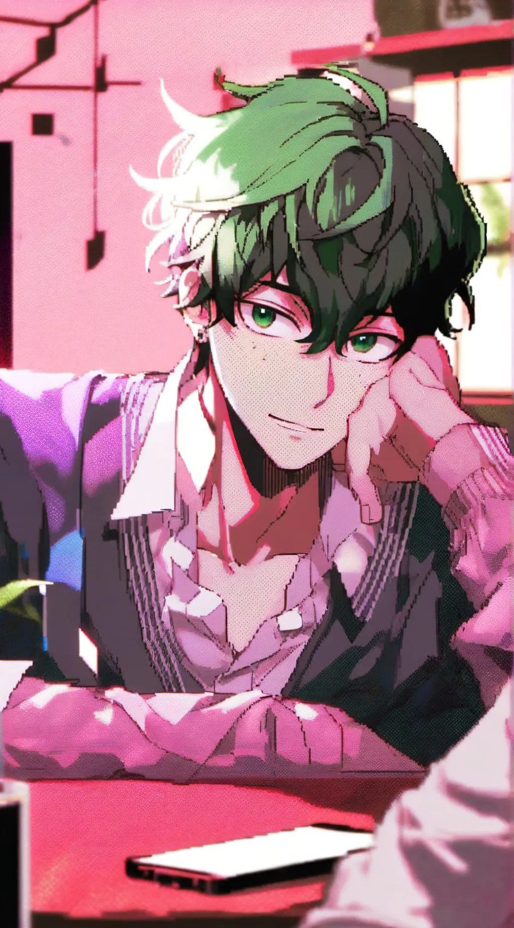 ai character: Leo background