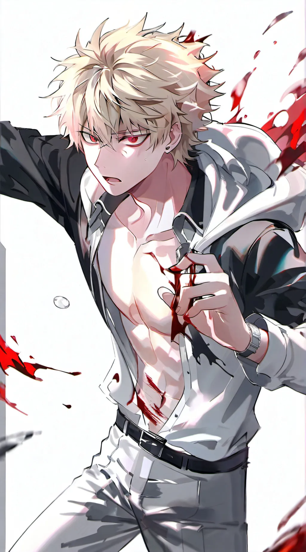 ai character: katsuki tsundere~ background
