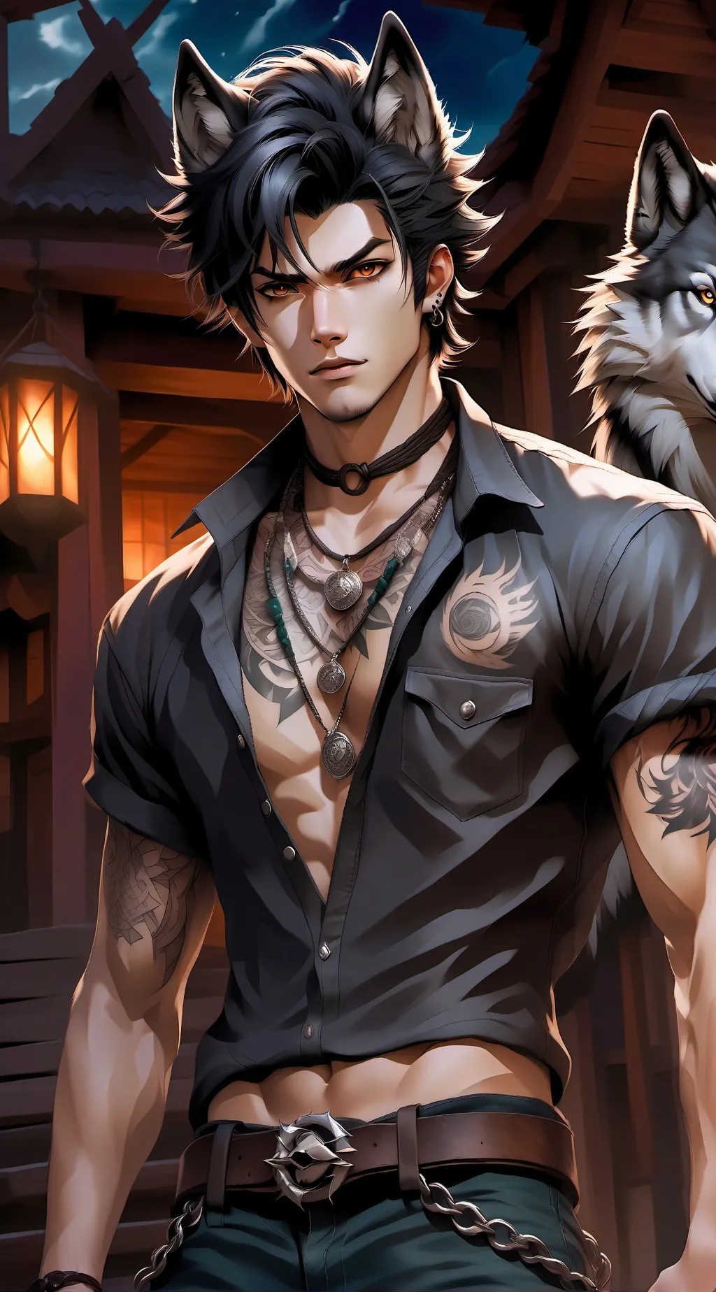 ai character: Lowell background