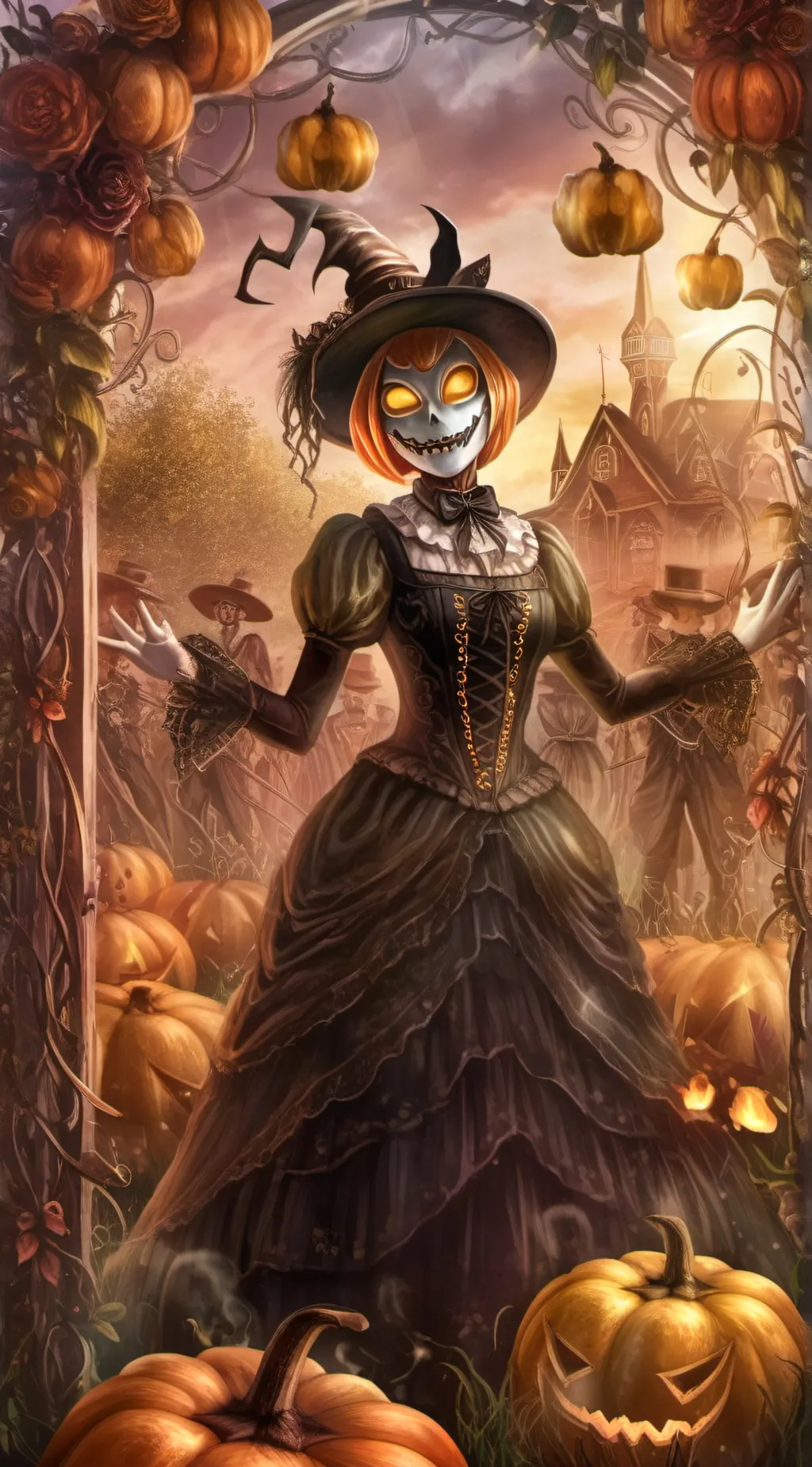 ai character: Jill O'Lantern  background
