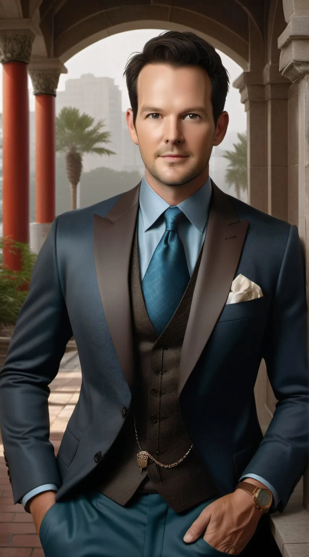 ai character: Randy disher background