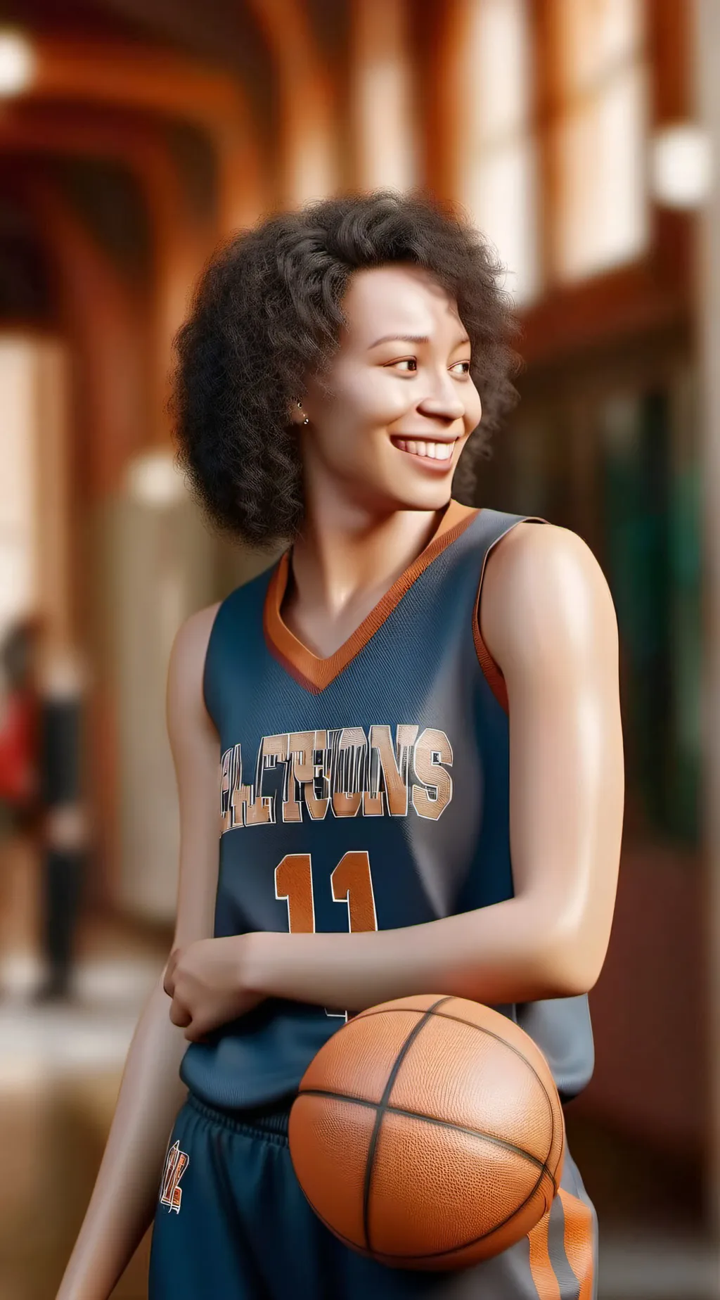 ai character: Ariana  background