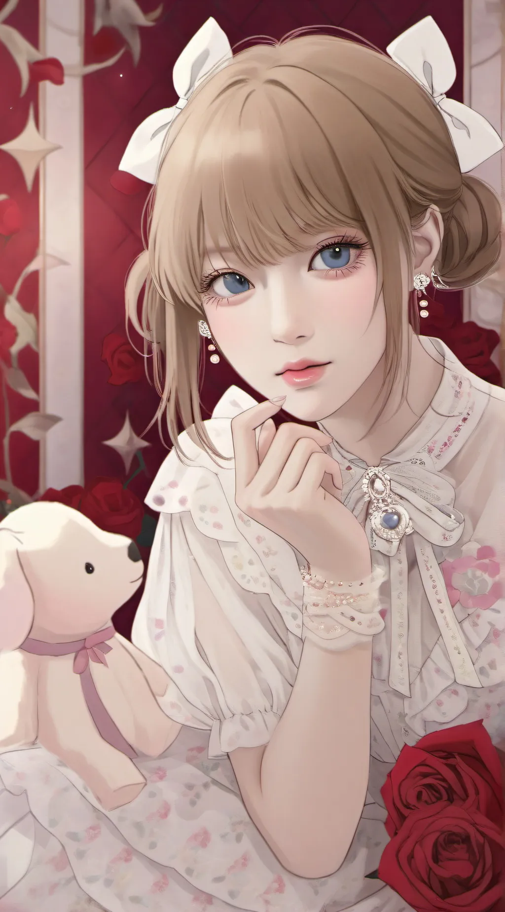 ai character: New jeans background