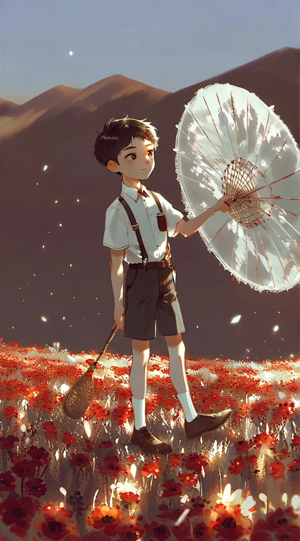 ai character: Young Sheldo background