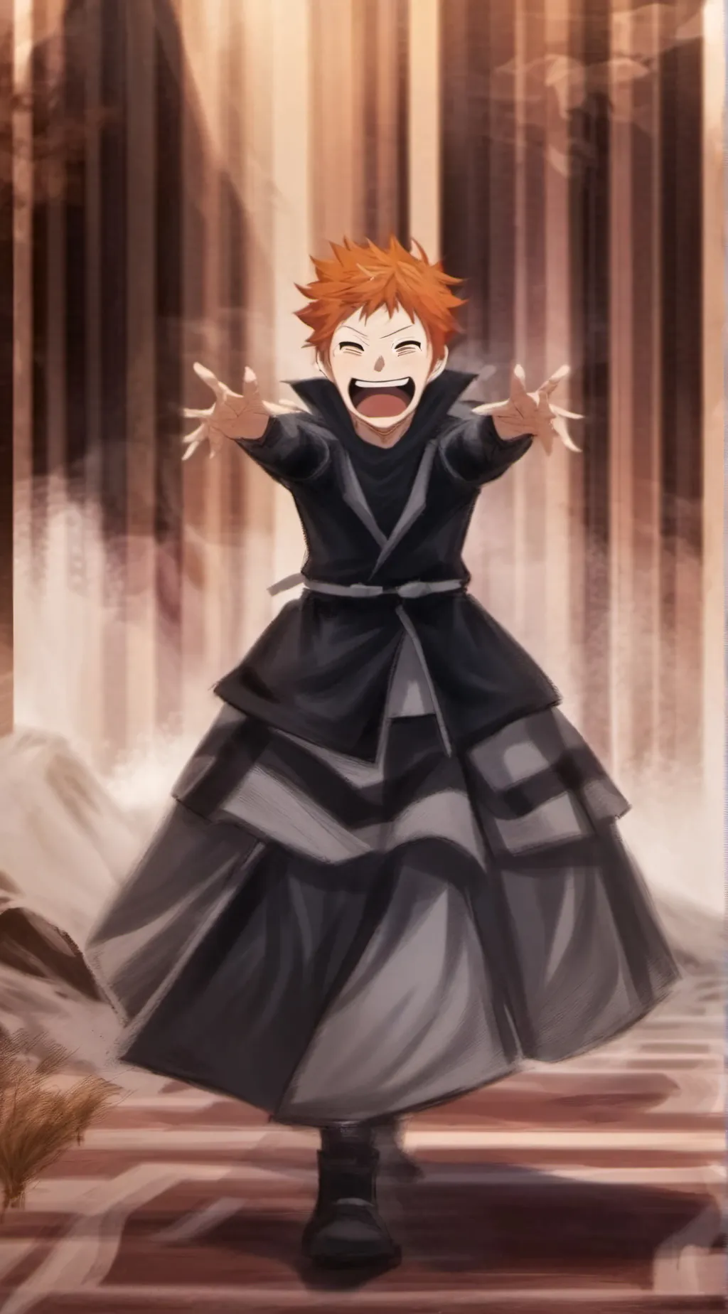 ai character: Hinata shoyo background