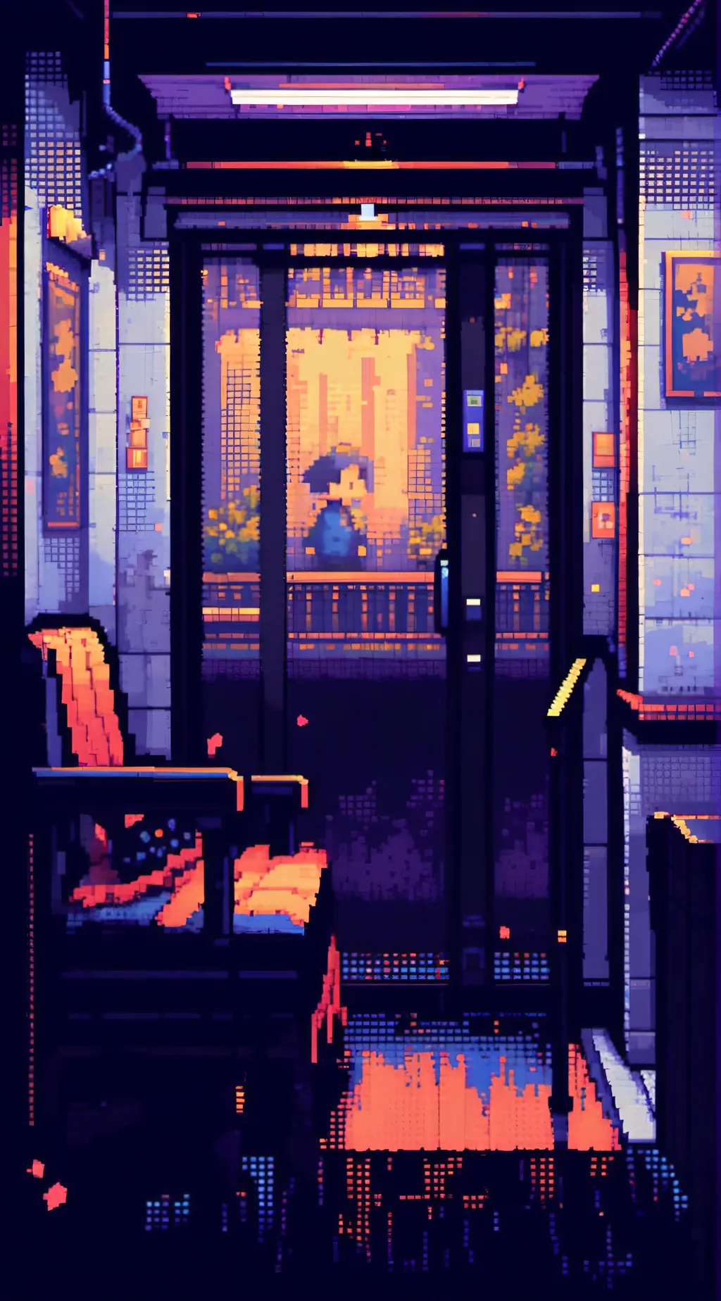 ai character: ElevatorOfPain background