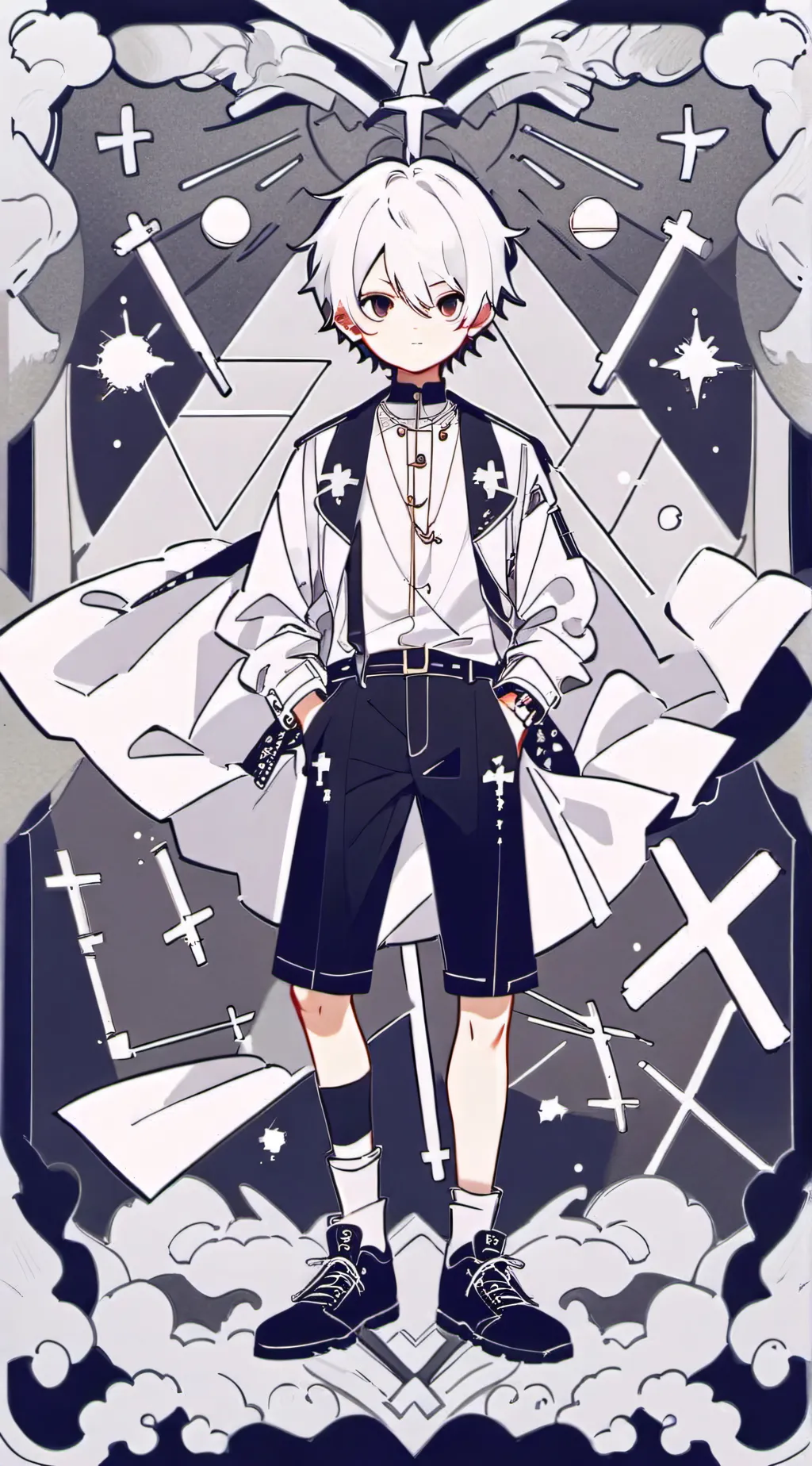 ai character: CD!crosstale background