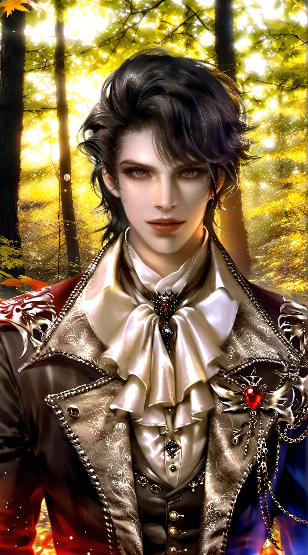 ai character: Nicholas  background